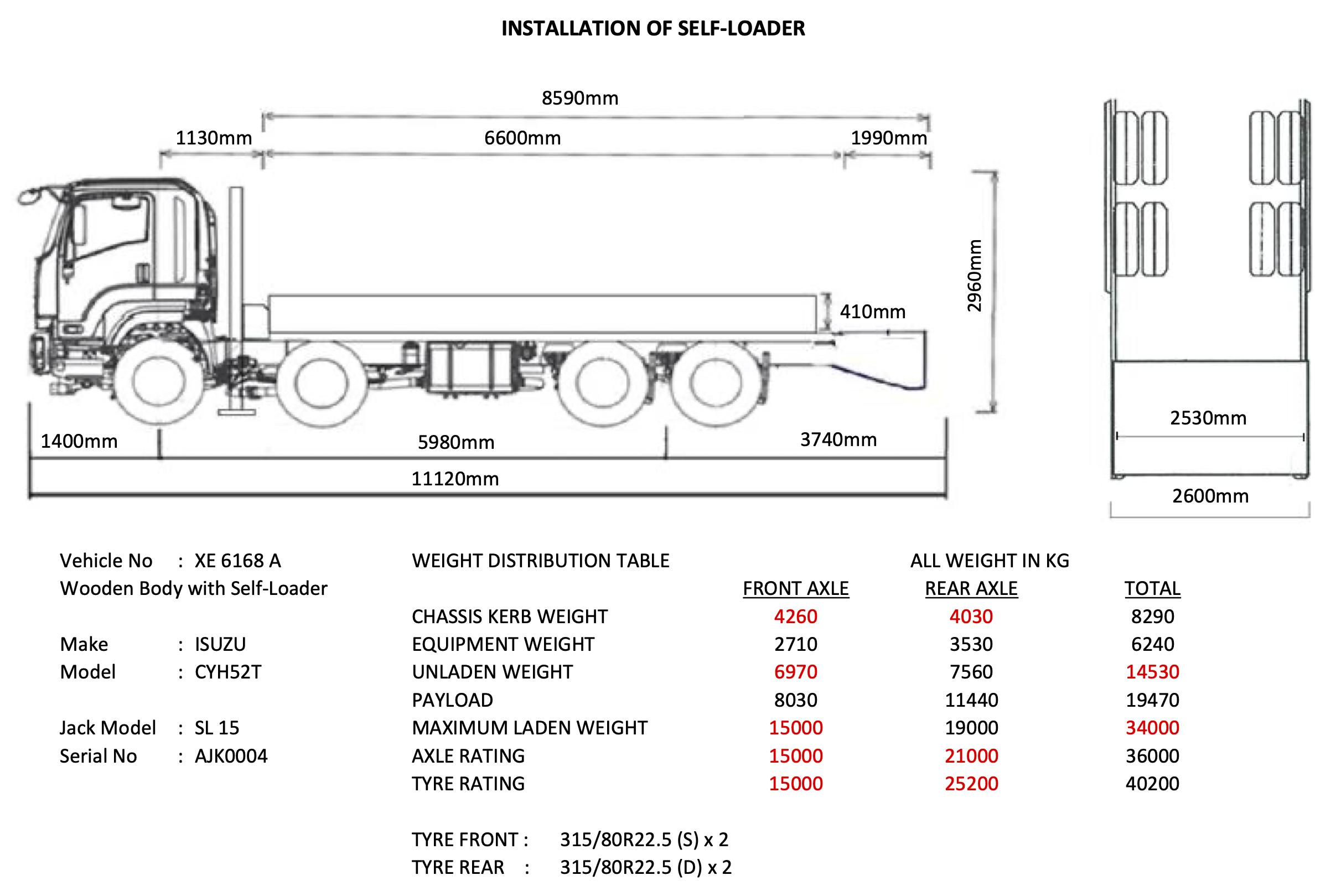 Self Loader Sing Lian Cranes